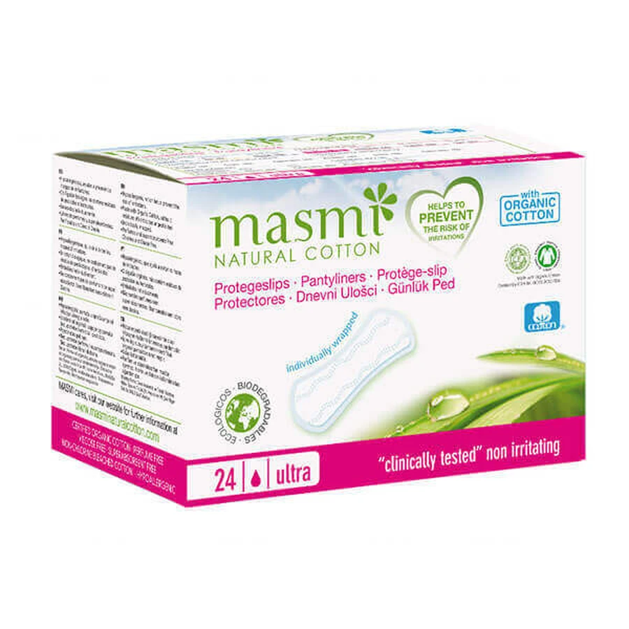 Гігієнічні прокладки MasMI Natural Cotton Ultra, 24 шт.: ціни та характеристики