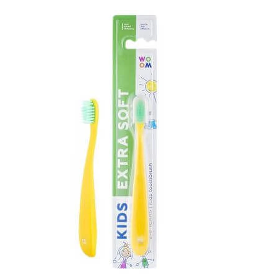Детская зубная щетка Kids Extra Soft, 2-6 лет, 1 шт, Woom: цены и характеристики