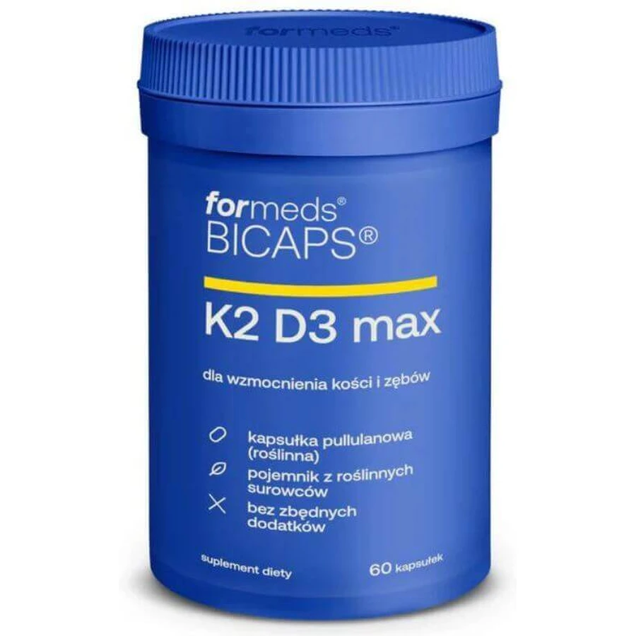 Bicaps K2 D3 Макс 60 капсул Форми: ціни та характеристики