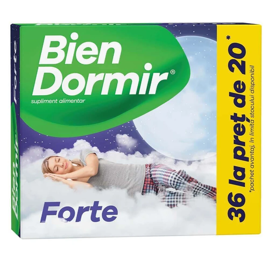 Bien Dormir Forte, 36 капсул la pret de 20, Fiterman Pharma: ціни та характеристики