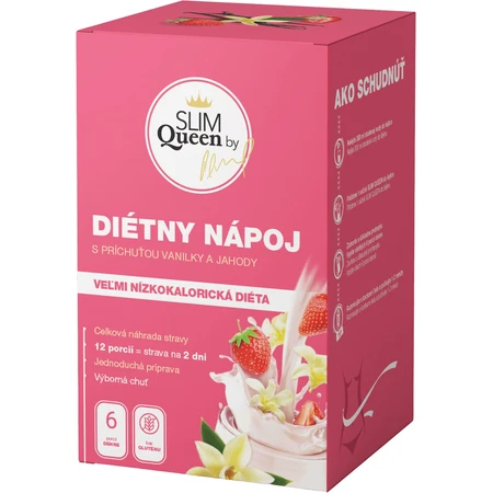 SLIM Queen Дієтичний напій, ваніль та полуниця 12 х 32 г: ціни та характеристики
