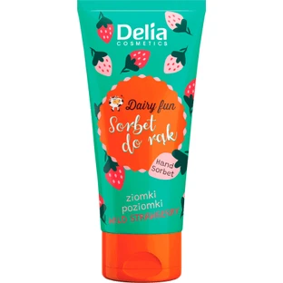 Delia Cosmetics Крем для рук с сорбетом и клубникой, 50 мл