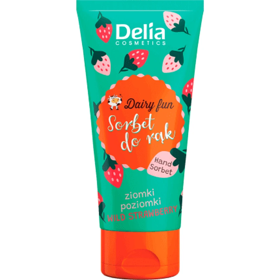 Delia Cosmetics Крем для рук с сорбетом и клубникой, 50 мл: цены и характеристики
