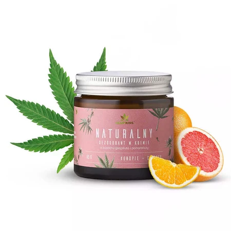 HempKing, натуральный дезодорант-крем, конопля + цитрус, 65 г: цены и характеристики