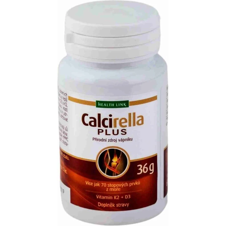 Health Link CALCIRELLA PLUS 1×60 cps, харчова добавка для кісток: ціни та характеристики