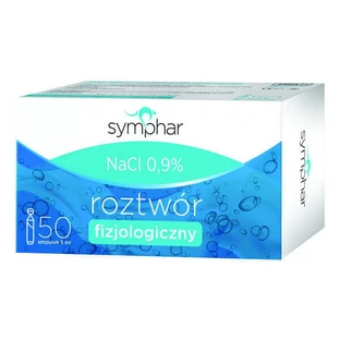 Физиологический раствор Symphar NaCl 0,9%, ампулы по 5 мл, № 50 