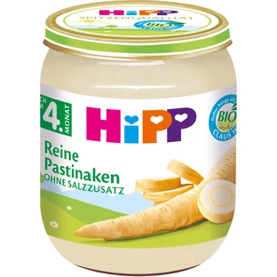 Овощное пюре HiPP Первый детский пастернак с 4 месяцев, 125 г