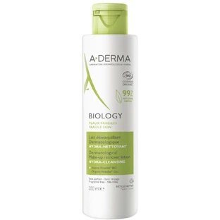 A-Derma BIOLOGY Дерматологічний лосьйон для лиття зволожуючий-очищаючий 200 мл