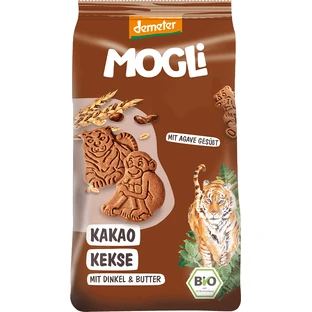MOGLi BIO Какао-печенье с сертификатом Demeter 125 гр.
