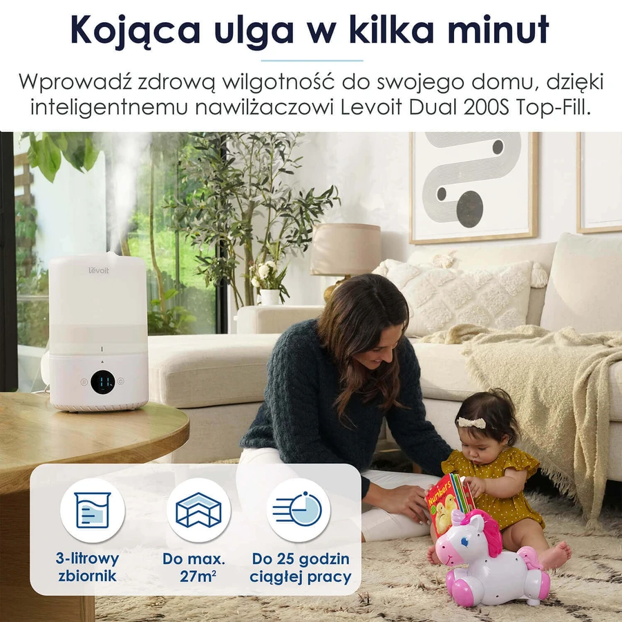 Levoit Dual 200s, увлажнитель воздуха, 1 шт.: цены и характеристики