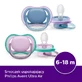 Avent Ultra Air, пустышка, силиконовая, симметричная, унисекс, SCF085/34, 6-18 месяцев, 2 штуки