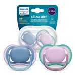 Avent Ultra Air, пустушка, силіконова, симетрична, унісекс, SCF085/34, 6-18 місяців, 2 шт.: ціни та характеристики