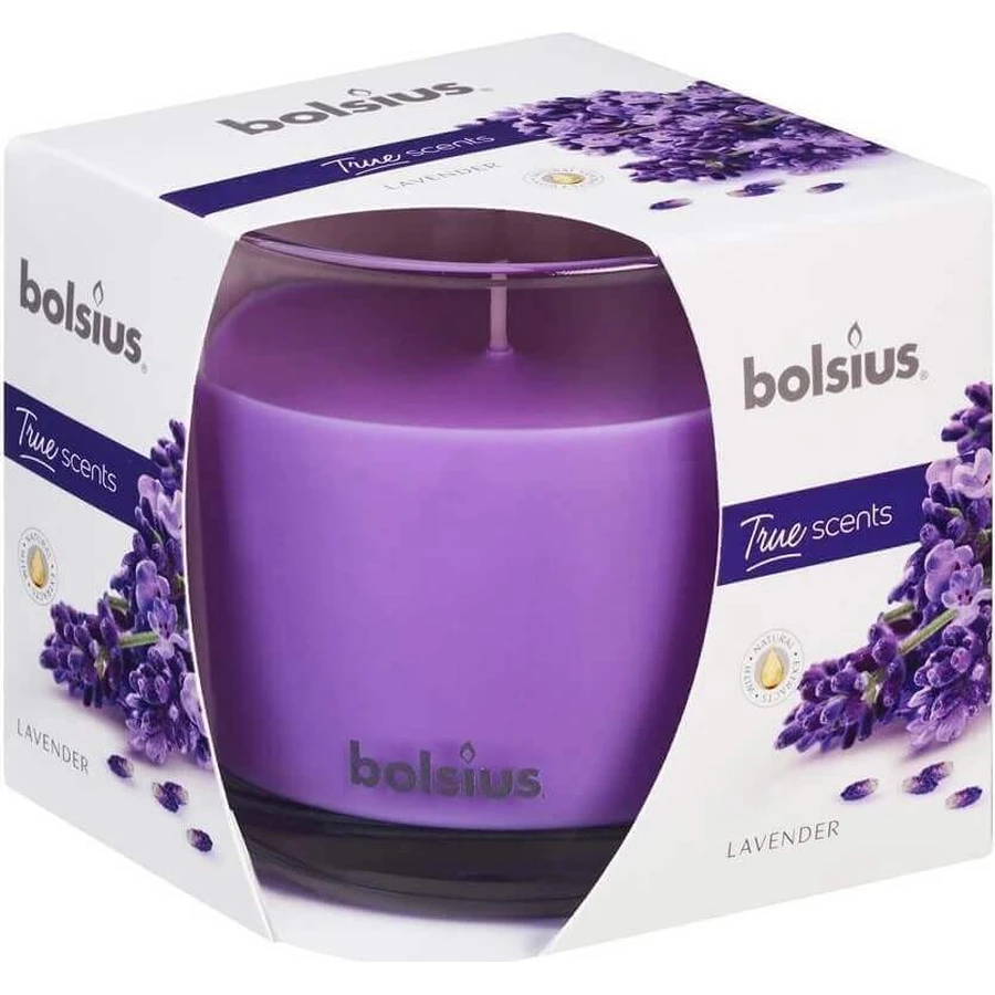 Bolsius Aromatic 2.0 Glass 95x95mm Lavender, ароматическая свеча 1×1 шт, ароматическая свеча: цены и характеристики