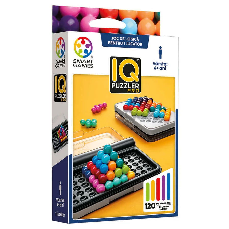 Логическая игра 120 задач на румынском языке IQ Puzzler Pro, +6 лет, Умные игры: цены и характеристики