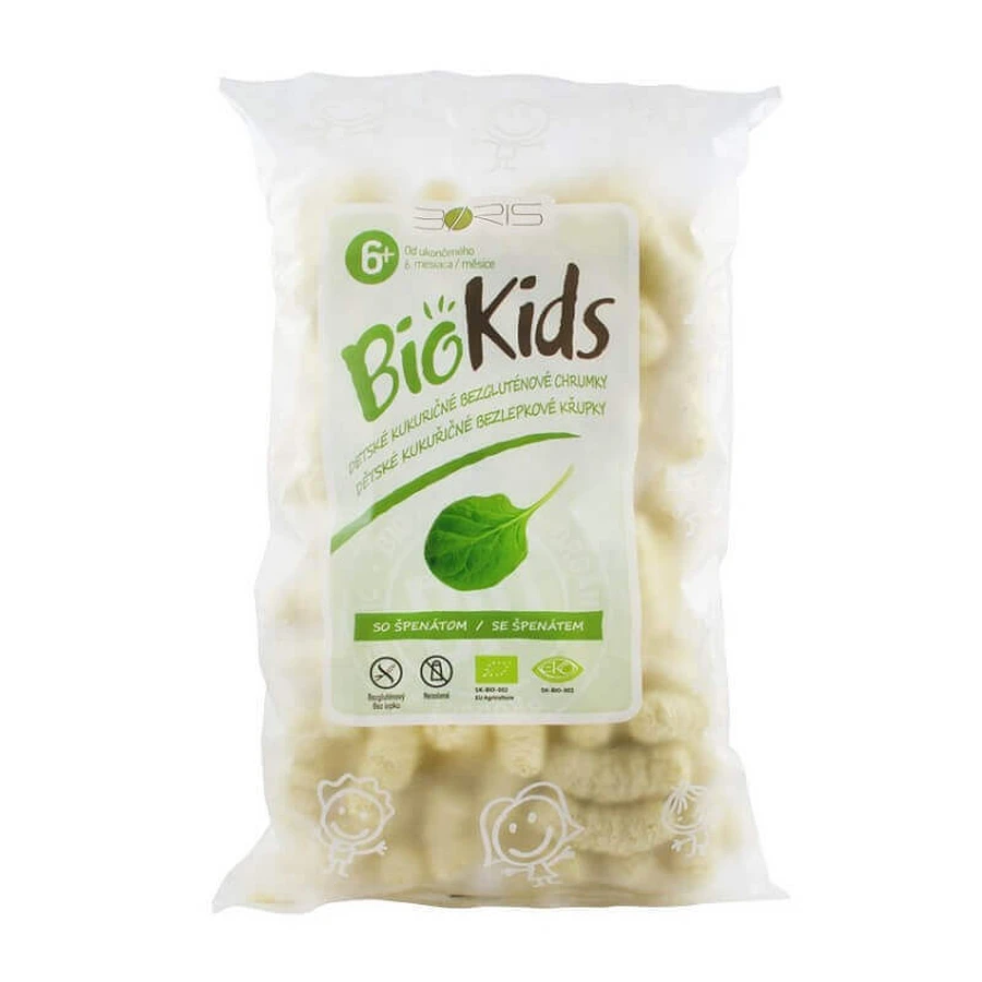 Еко оладки зі шпинатом, 55 г, Biokids: ціни та характеристики