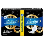 Always Ultra, гігієнічні рушники з крильцями, безпечна ніч, 12 шт.: ціни та характеристики