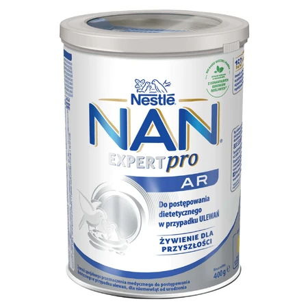 Nestle NAN Expertpro AR, для немовлят, схильних до водного голодування з народження, 400 г УПАКОВКА ДЕФЕКТУЄТЬСЯ: ціни та характеристики