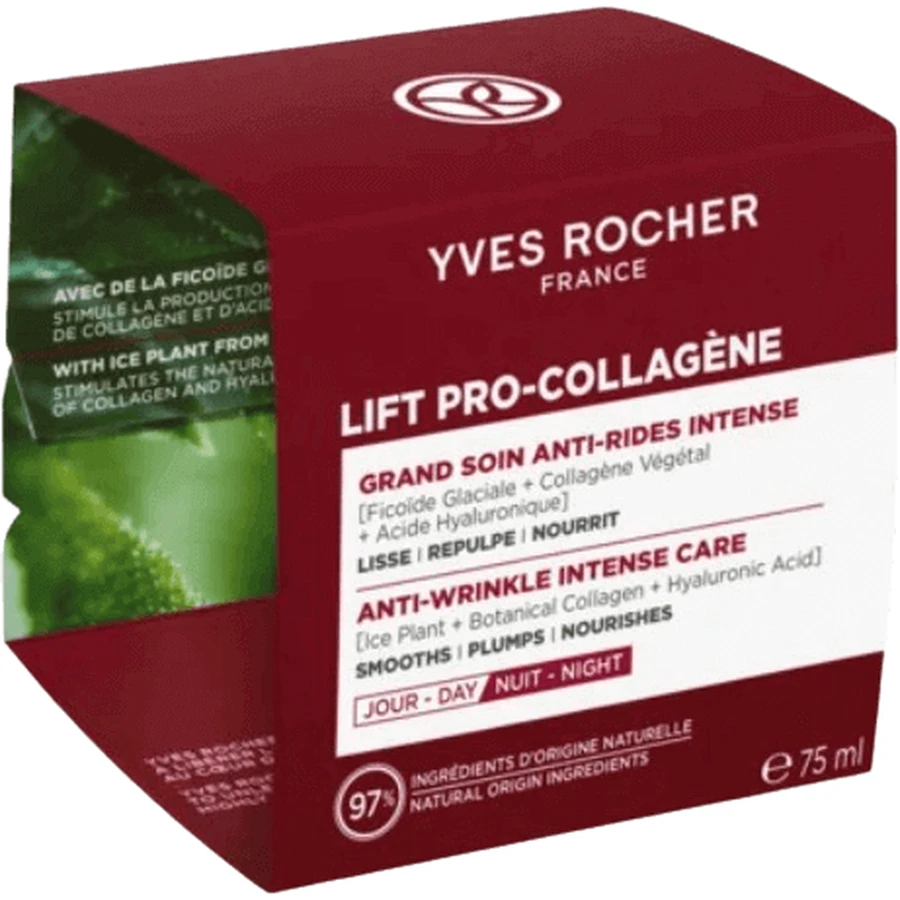 Yves Rocher LIFT PRO-COLLAGÈNE, Интенсивный уход против морщин 75 мл: цены и характеристики