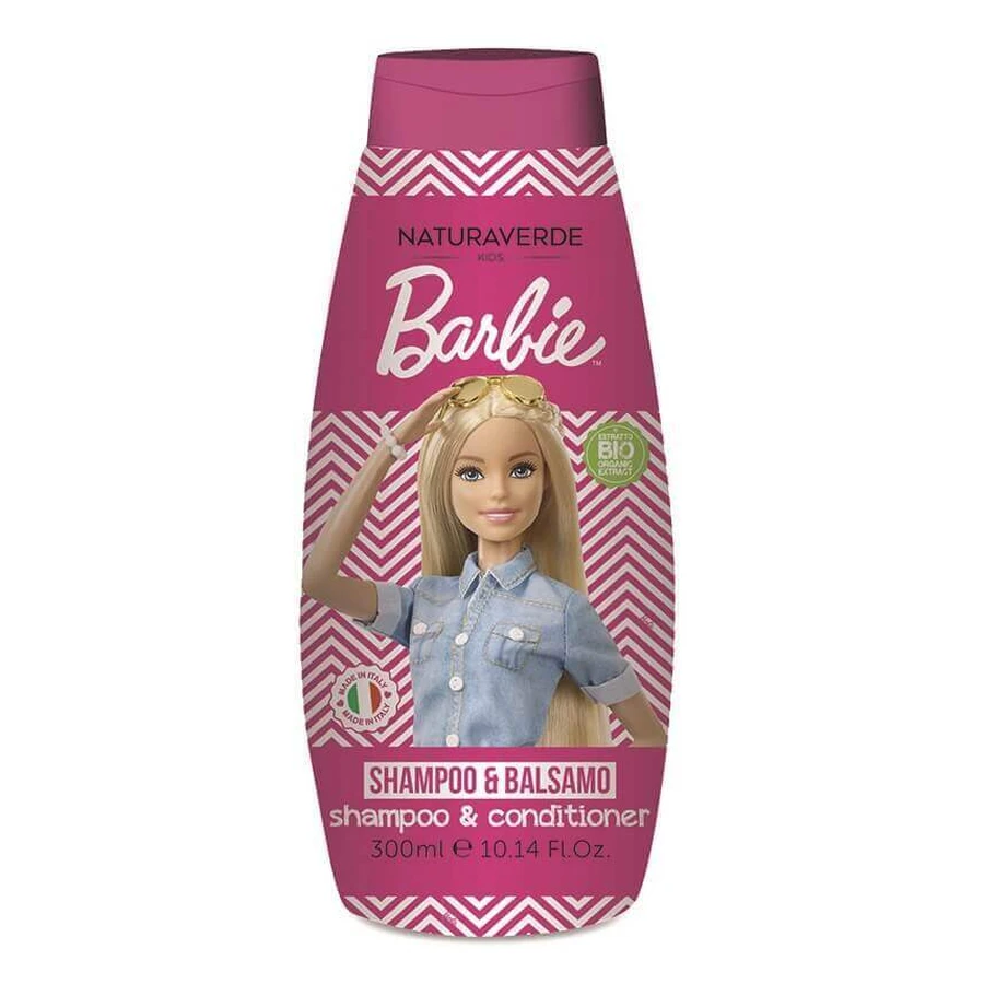 Шампунь та кондиціонер із зеленим чаєм Barbie, 300 мл, Naturaverde: ціни та характеристики