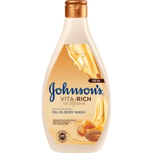 Гель для душу Johnson's Мигдаль та олія ши, 400 мл