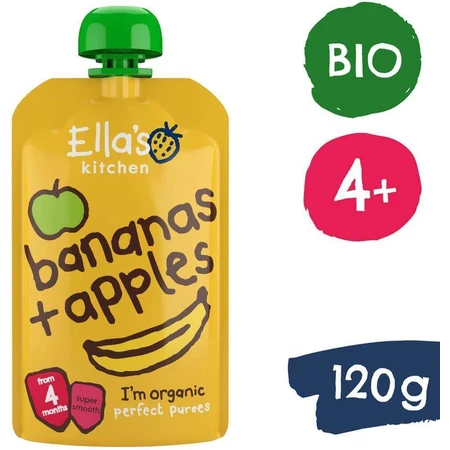 Ella's Kitchen Organic Яблоко и банан 120 г: цены и характеристики