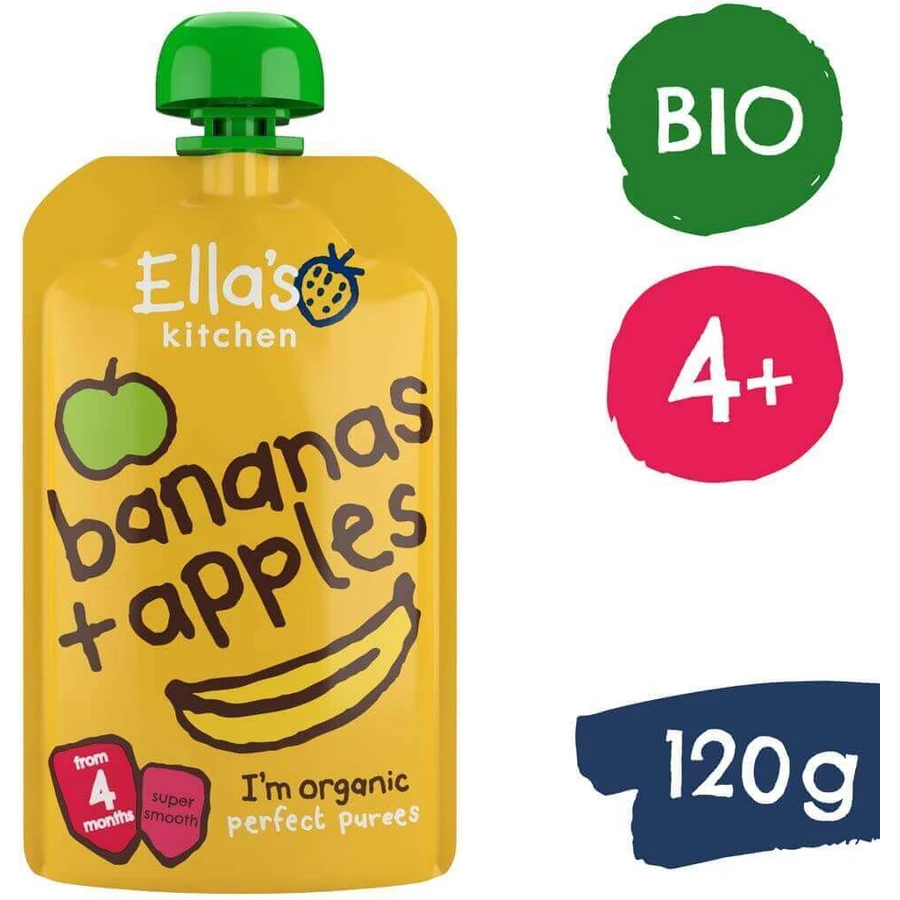 Ella's Kitchen Organic Яблоко и банан 120 г: цены и характеристики