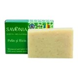Шампунь твердий натуральний з пергою та рициною, 90г Savonia