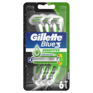 Одноразова бритва Blue3 Sensitive, 6 штук, Gillette