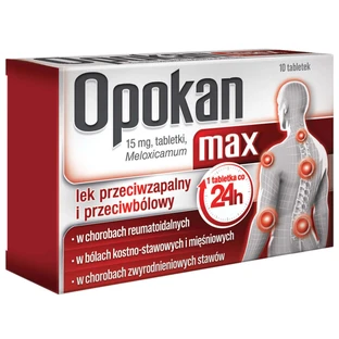 Опокан Макс/Opokan Max 15 мг, 10 таблеток
