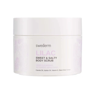 Swederm Lilac Sweet & Salty Body Scrub, сахарно-солевой скраб для тела, 275 г
