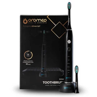 Oromed Oro-Sonic X Pro, звукова зубна щітка, чорна, 1 шт.