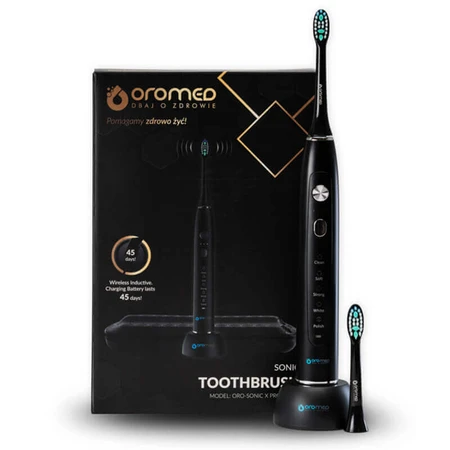 Oromed Oro-Sonic X Pro, звукова зубна щітка, чорна, 1 шт.: ціни та характеристики
