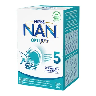 Набор Nestle NAN Optipro 5, Junior модифицированное молоко для детей старше 2,5 лет, 4 х 650 г