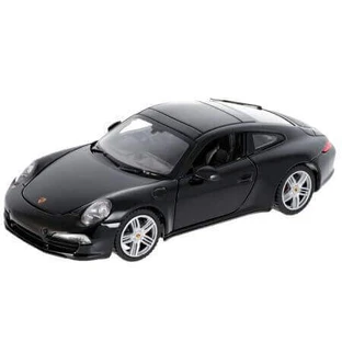Металлический автомобиль Porsche 911, масштаб 1 к 24, черный, Rastar