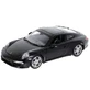 Металлический автомобиль Porsche 911, масштаб 1 к 24, черный, Rastar