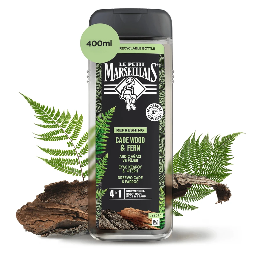 Le Petit Marseillais 3-в-1 el душ для чоловіків Cade Tree, 400 мл: ціни та характеристики
