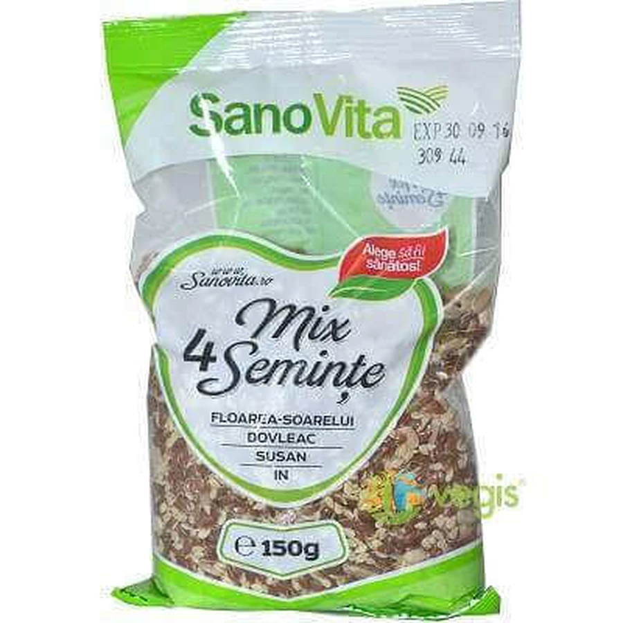 Змішати 4 насінини, 150 г, Sanovita: ціни та характеристики