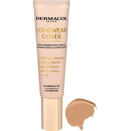 Dermacol Longwear cover Make-up Bronze 1×30 мл, макияж: цены и характеристики