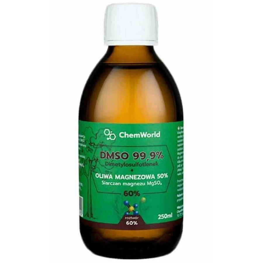 ДМСО Диметилсульфоксид с раствором магния (сульфата) 60% (250 мл) ChemWorld: цены и характеристики