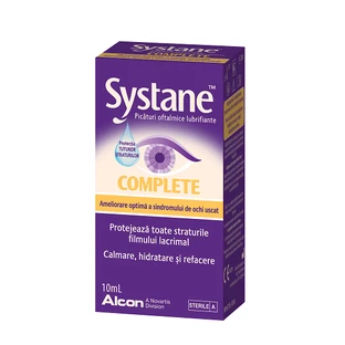 Systane Complete очні краплі без консервантів, 10 мл, Alcon