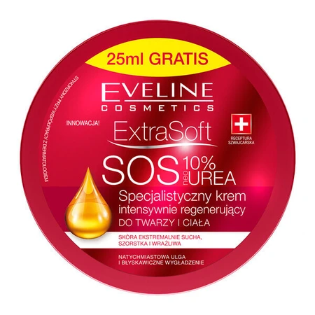 Eveline Cosmetics Extra Soft S.O.S. Интенсивно регенерирующий крем для лица и тела 200 мл: цены и характеристики