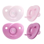 Пустушка Philips Avent Soothie SCF099/22 силіконова, ортодонтична, для дівчаток, 0-6 місяців, 2 шт.: ціни та характеристики