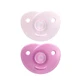 Пустушка Philips Avent Soothie SCF099/22 силіконова, ортодонтична, для дівчаток, 0-6 місяців, 2 шт.