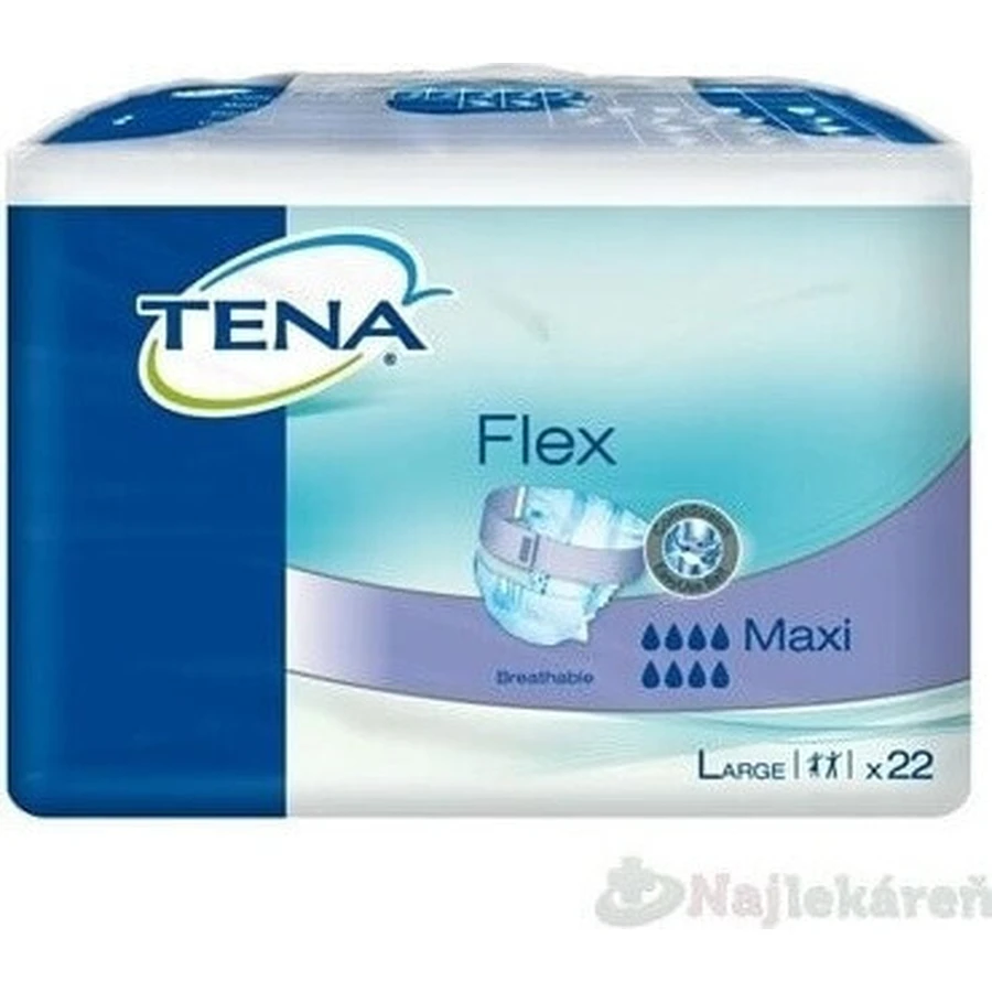 TENA Flex Maxi L 1×22 шт, трусы от недержания с быстросъемным поясом: цены и характеристики