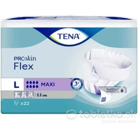 TENA Flex Maxi L 1×22 шт, трусы от недержания с быстросъемным поясом: цены и характеристики