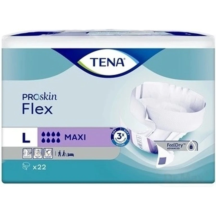 TENA Flex Maxi L 1×22 шт, трусы от недержания с быстросъемным поясом: цены и характеристики