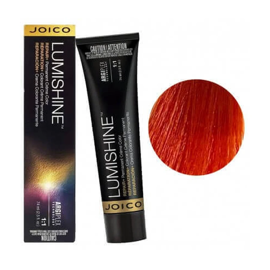 Профессиональная перманентная краска для волос Joico Lumishine Permanent Creme 7RRC 74 мл: цены и характеристики