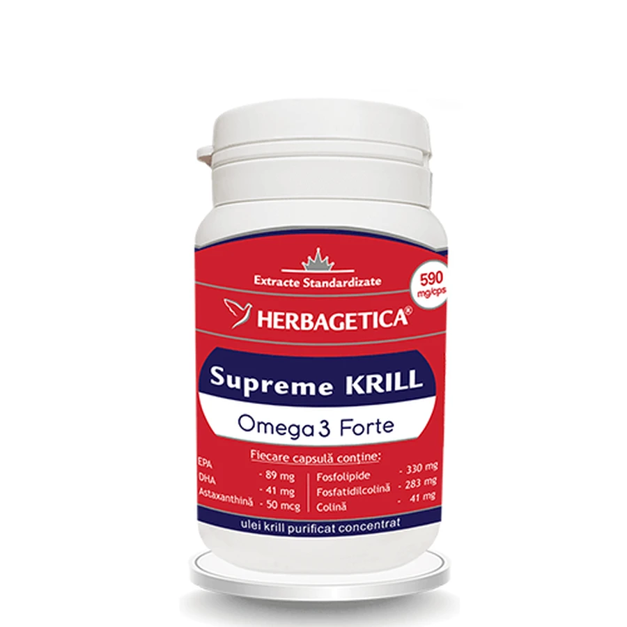 Krill Oil Supreme Omega 3, 30 капсул, Herbagetica: цены и характеристики