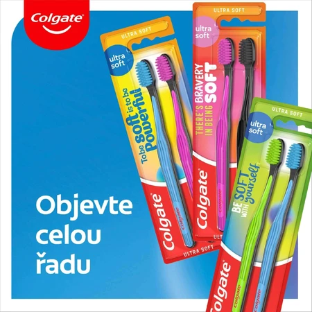 Зубна щітка Colgate Ultra Soft 2 шт.: ціни та характеристики