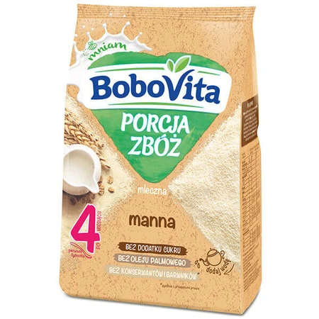 Каша BoboVita Porcja Zbó, молочна, без цукру, після 4 місяців, 210 г: ціни та характеристики